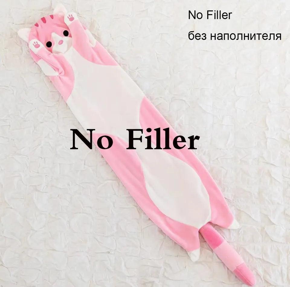 Long Cat Pillow Plush Long Throw Pillow Soft Cute Cat Plushie Cuddle Cat Plush Toys Long Cat Plush - Rajbharti Crafts