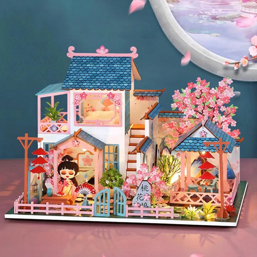 Japanese Dollhouses Kits DIY New Japanese Style Villa Wooden