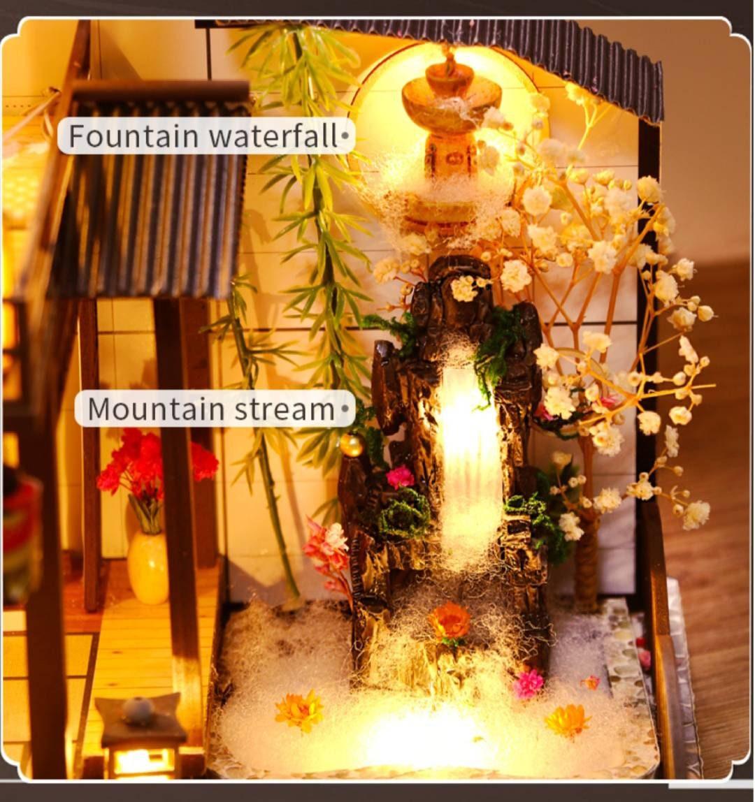DIY Japanese Dollhouse Traditional Style Wooden Miniature Doll House kit - Rajbharti Crafts