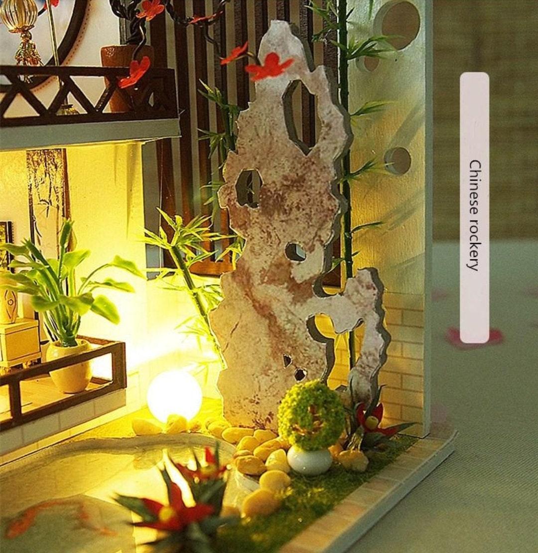 DIY Dollhouse Kit - Modern Living Room Miniature Dollhouse Kit - Duplex Apartment Doll House Kit - Birthday, Christmas Gift Adult Craft - Rajbharti Crafts