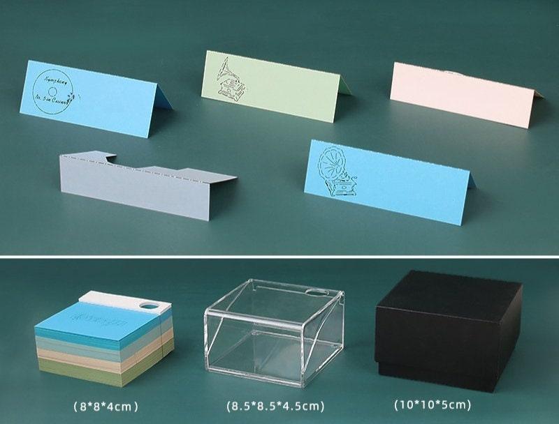 Phonograph 3D Note Pad - Phonograph Miniature - Gramophone Model - Creative Memo Pad - Omoshiroi Block - Artistic Note Pad - Unique Gifts - Rajbharti Crafts