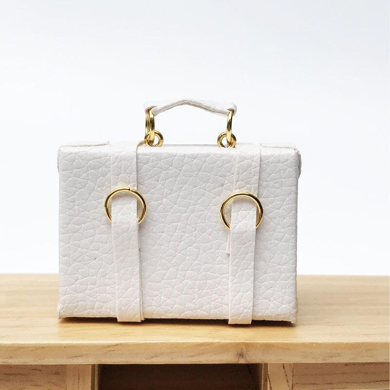 1:12 Scale - Dollhouse Miniature Trunks - Mini Leather Bags - Dollhouse Office Bags - Miniature Suitcase - Dollhouse Miniature Accessories - Rajbharti Crafts