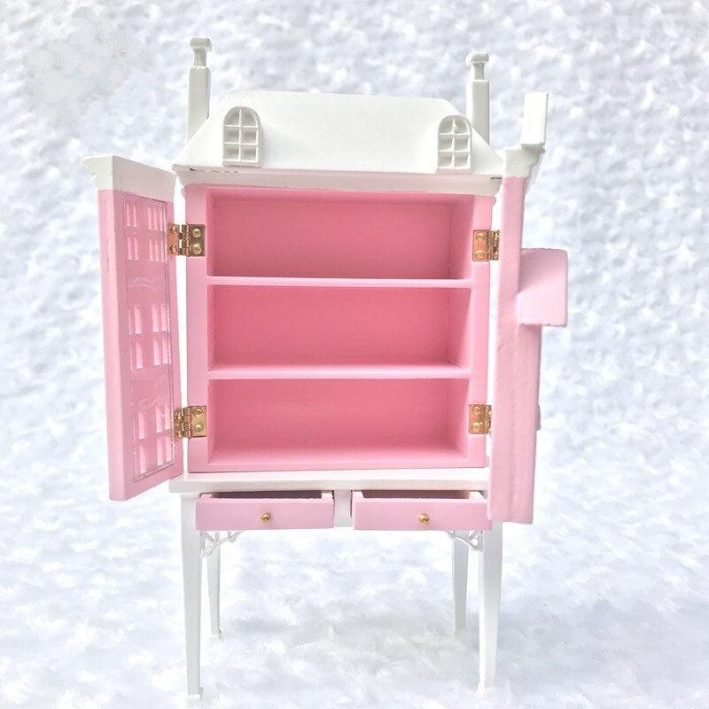 1:12 Dollhouse Cabinet Buffet Showcase Model - Miniature Maitland Smith Dollhouse Bar Cabinet - Miniature Dollhouse D?cor - Small Dollhouse - Rajbharti Crafts