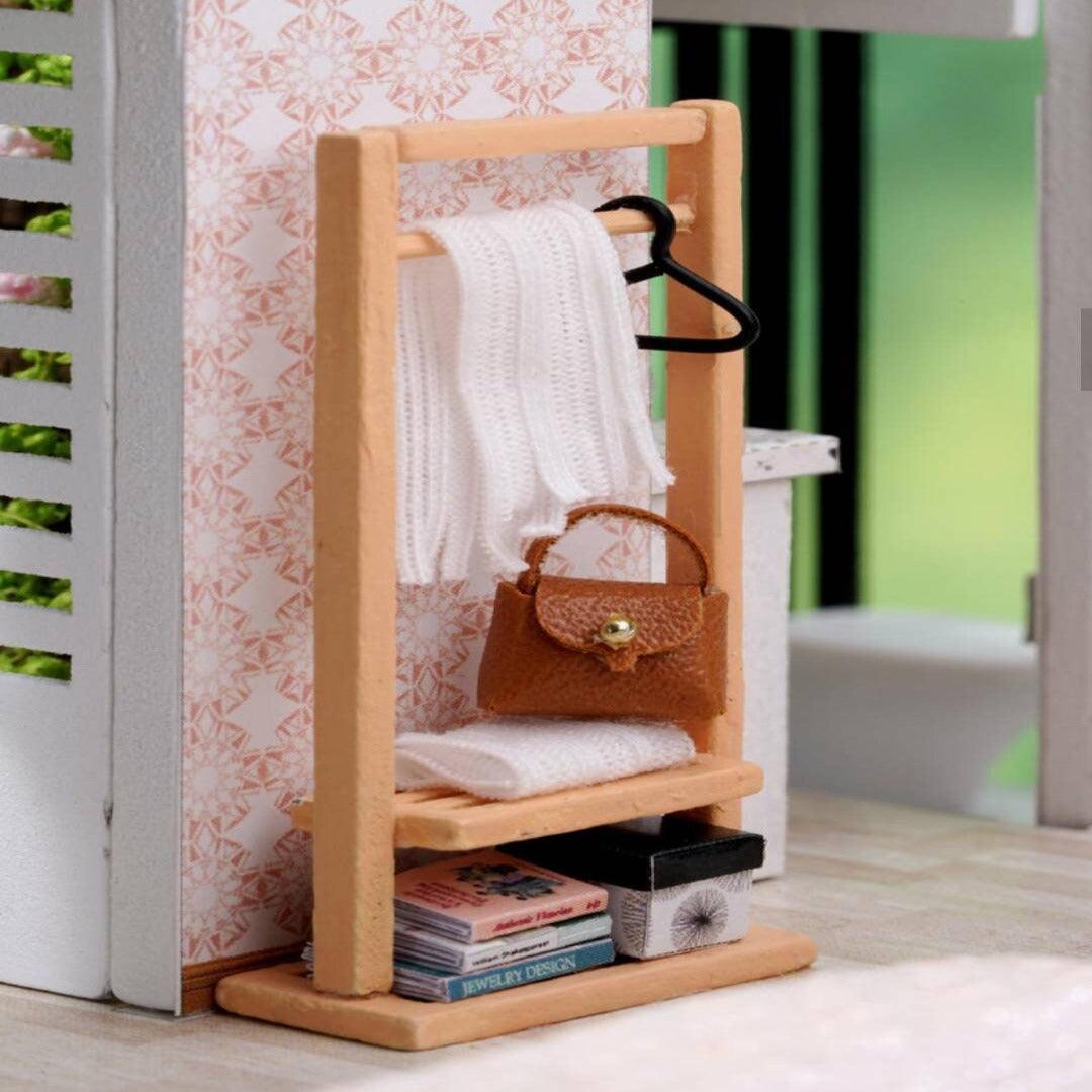 DIY Dollhouse Kit Duplex Bungalow Miniature With Swimming Pool Two Story European Villa Modern Style Miniature Dollhouse Kit Adult Crafts - Rajbharti Crafts