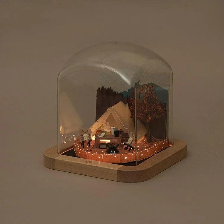 DIY Paper Craft Kit 3D Paper Crafts Camping Life 3D Origami Kits Paper Cut 3D Landscape Best Birthday Gifts Creative Gift Ideas Return Gifts - Rajbharti Crafts