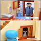 Doraemon Nobita Nobi's Home Building Blocks Toy Set Home Splicing Model