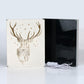 Merry Christmas Shadow Box - 3D Paper Cut Light Box - Christmas Light Box - Wall Hanging - Paper Cut Lamp - Decorative 3D Night Lamp - Deer - Rajbharti Crafts
