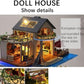 DIY Dollhouse Kit Under Water Life Miniature Dollhouse with Under Water Bedroom, Marine Theme Dollhouse With Free Dust Cover - Rajbharti Crafts