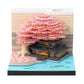 Japanese Marriage Tree House Model Building 3D Note Pad - Creative Memo Pad - Omoshiroi Block - DIY Paper Craft - Stationery Toys With LED - Rajbharti Crafts
