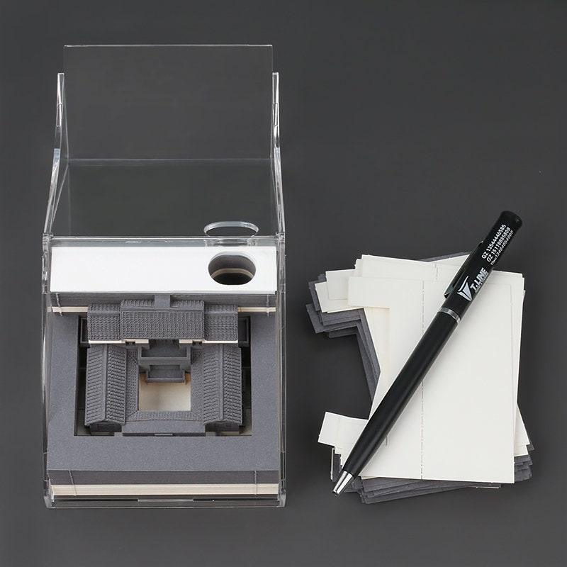 Japanese Architect Miniature Model Building 3D Note Pad - Art Memo Pad - Omoshiroi Block - Post Notes - DIY Paper Craft - Stationery Gifts - Rajbharti Crafts