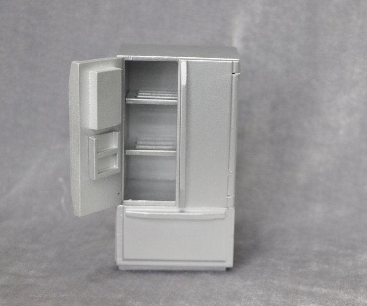 1:12 Scale Miniature Fridge - Miniature Refrigerator - Real Mini Kitchen Scene - Mini Refrigerator - Miniature Freezer - Kitchen Doll House - Rajbharti Crafts