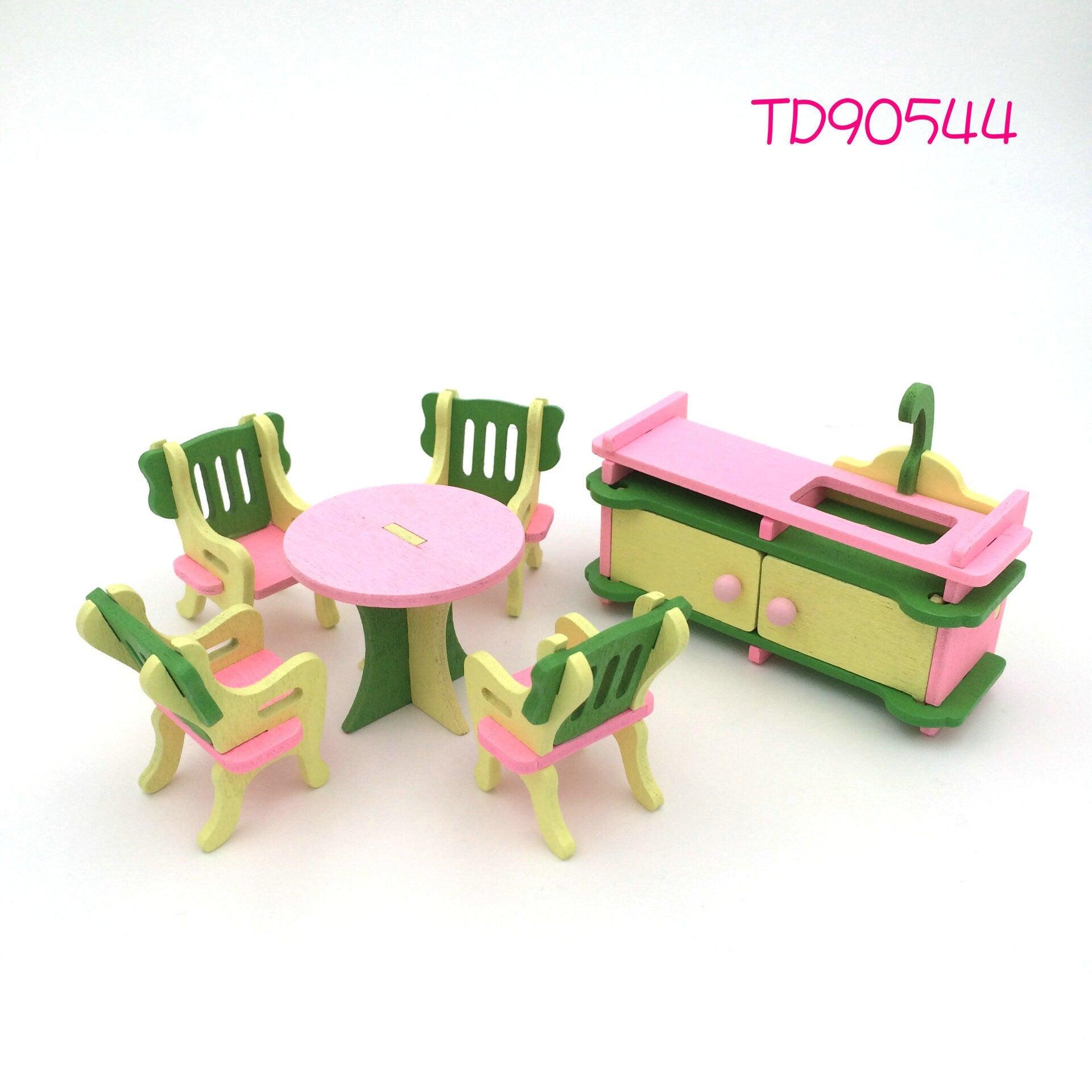 1:12 Scale - Dollhouse Miniature Furniture - Miniature Kitchen - Miniature Bedroom - Miniature Kitchen - Miniature Bathroom - Mini PlayHouse - Rajbharti Crafts