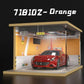 Toy Car Storage - Die Cast Car Garage Diorama - Wooden Car Parking Lot - DIY 1:18 Model Car Parking Space Toy Storage car Showroom With LED - Rajbharti Crafts