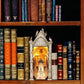 DIY Magic Mirror Book Nook - Magic Alley Book Shelf Insert - DIY Book Nooks Book Scenery Bookcase Bookend with LED Model Building Kit - Rajbharti Crafts